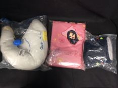 3x Mixed Items To Include Kids Slippers, Cuddly Toy And Duvet Set