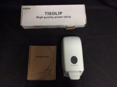 3x Mixed Items To Include Kimberly Clark Soap Dispenser, Communication Headset, Power Strip