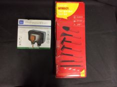 2x Outdoor Items To Include Amtech Garden Tool Kit, British General 13A Outdoor Socket
