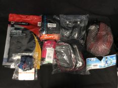 Brand New Stock 7x Mixed Items To Include Knee Supports, Snorkeling Mask, Bike Gloves