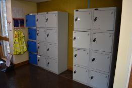 8x Locker Unit Qty 4, 4x Locker Unit Qty 4