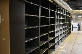 Open shelving H2200xD620xW5400 Qty 1, H1900x1000 hinged door unit Qty 1