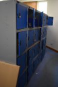 8x Locker Unit Qty 2, 4x Locker Unit Qty 2