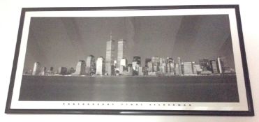 Large frames panoramic view of New York Photographic print by Henry Silberman 1983