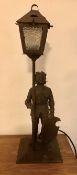 Arts & Crafts Hugo Berger table lamp