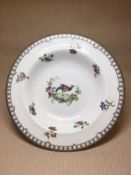 Anysley plate with pheasant detail