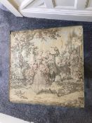 Antique Victorian Tapestry Fire Guard.