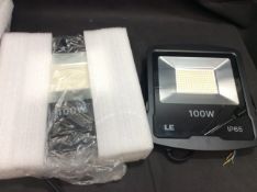 Box of 2 Commerical 100W LED Floodlight IP65