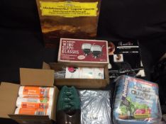 BRAND NEW STOCK 8x Mixed Items To Inc Wine Glasses, iPad Case, Beethoven Record, ect