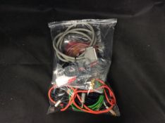Bag of Mixed Test Equipment Cables