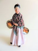 Vintage Royal Doulton Figurine HN 1759 Orange Lady Leslie Harradine