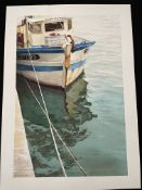 Watercolour by French artist F Manceaux