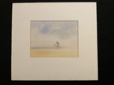 Watercolour by French artist Alain Gaudin