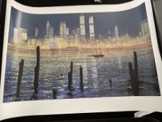 The Glisten Of New York by Peter Ellenshaw Limited Edition Print