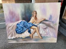 Large oil on canvas