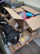 Pallet to contain Various Sporting Items – Grade U - Approx. RRP £730