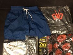 6x Mixed Items To Include Bagpack, Waist Bag, Scarf, Socks, Shorts