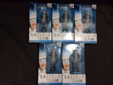5x Rooster Teeth Lazer Team Woody Figurine
