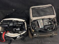 2x Mixed Video Cameras To Include Sony Handycam CCD-F500E, Canovision Hi8 Video Camera G636v903A