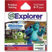 (R14E) 8x Leap Frog Explorer Learning Game Problem Solving – Disney Pixar Monsters University. (All