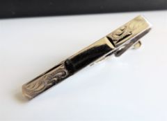 Vintage Sterling Silver Tie Clip
