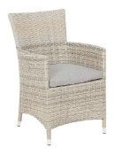 (16) 2x Items. 1x Florence Collection Rattan Garden Chair With 1x Cushion. 1x Florence Collection L