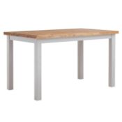 (9G) 1x Wooden Table (Oak Effect?) No Fixings With Lot.