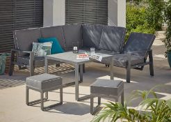 1x Magna Garden Set. RRP £1200 When Complete. Lot Includes Reclining Left / Right Sofas With Seat C