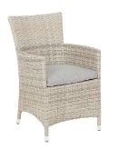(16) 4x Florence Collection Rattan Garden Chairs (No Cushions In Lot). All Units Appear Clean, Unu