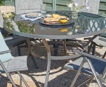 (8F) 1x Misali Table With Lazy Susan RRP £250. (No Box With Item).