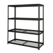 1x Pinnacle Hardware 4 Tier Heavy Duty Shelving Unit RRP £99. (1830x 1500x 540mm)