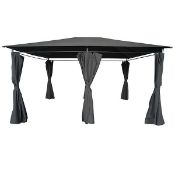 1x Gazebo With Curtains RRP £100.