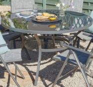 (16) Contents Of Pallet. 5x Misali Table With Lazy Susan. (Please Note These Lots Have Not Been Ch