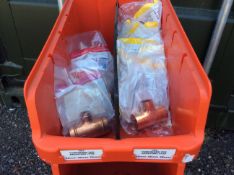 Yorkshire Plumbing Parts Tee Reducing YP25 35mm 35mm 22mm & 35mm 35mm 28mm As Pictured