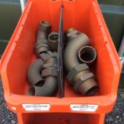 Yorkshire Plumbing Parts Adaptor Male Union 90° 42mm & 54mm As Pictured