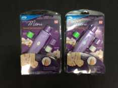 2x JML My Mani Automatic Nail Care System