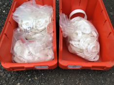 2x Mixed Box of Plastic Rosettes