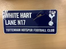 Tottenham Hotspur’s Street Sign Plaque Signed By Son Heung Min