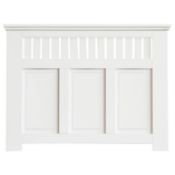 (5B) 1x Winther Browne Wilton Radiator Cabinet Smooth White Finish.