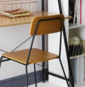 (4O) 4x Utility Chair Black. (All Units In Factory Packaging)