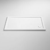 Hudson Reed Hudson Reed Pearlstone Rectangular Shower Tray 900mm x 760mm - White