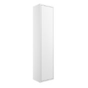New (J70) Perla 300mm 1 Door Wall Hung Tall Unit - Matt White. RRP £385.00. Push To Open Door...