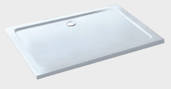 New (J55) 1200 x 800mm Anti Slip Rectangular Shower Tray. 1200 x 800mm Anti Slip Rectangular Sh...