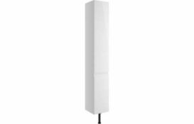 New (K56) 300mm - Valesso Tall Unit - White Gloss - Standard Depth. RRP £360.00. Durable 18mm ...