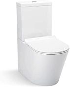 New Lyon II Close Coupled Toilet & Cistern Inc Luxury Soft Close Seat. RRP £599.99.Lyon Is A ...