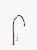 New (K89) Abode Coniq R Single Lever Kitchen Mixer Tap, Brushed Nickel. RRP £209.99. A Modern ...