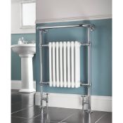 New (C162) Bathroom Radiator 952 x 659mm Chrome 1699BTU's. Suitable For Central Heating System...