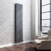 New & Boxed 1800x360mm Anthracite Single Flat Panel Vertical Radiator.RRP £449.99. Made with ...
