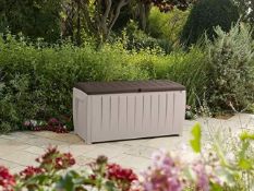 (P3) 1x Keter Novel 340L RRP £70. (H62.5x W124x D55cm)