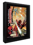 (15F) 9x Amazing 3D Collector’s Limited Edition Framed Picture. 2x Deadpool. 1x Batman Arkham Origi
